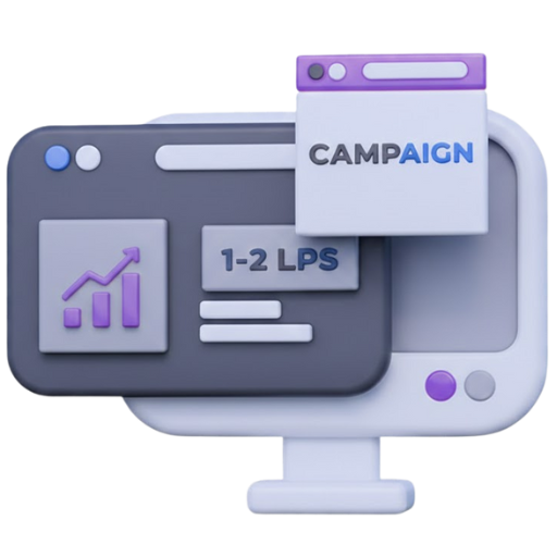 1–2 LPs per campaign